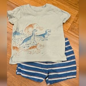 Carter's Just One You Short Sleeve Tee Shirt & Shorts Set